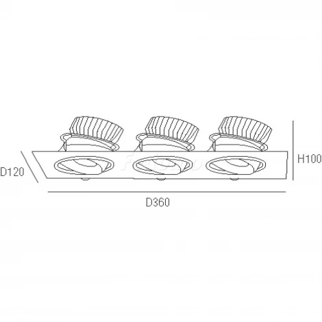 Donolux DL18461 DL18461/03WW-White SQ Dim