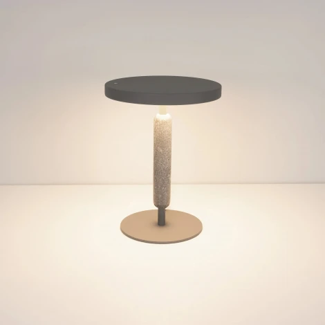 Настольная лампа SP-ALYSS-TAB-R22.5x30-5W Warm3200-MIX (GR-DG, 110 deg, 230V) (Arlight, IP20, Мрамор) 061710