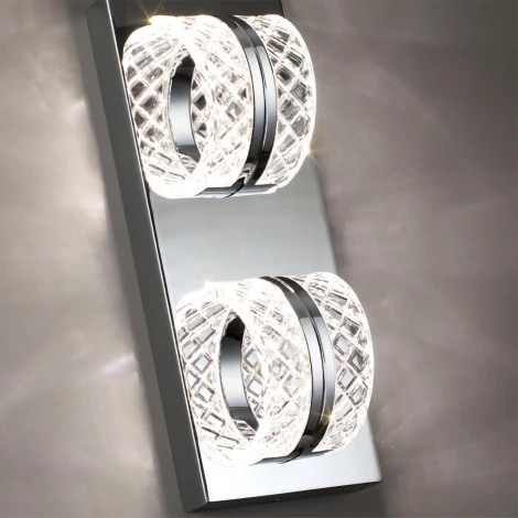 Бра Odeon Light Mirage LED 5029/8WL хром/металл/акрил 8W 4000K 415лм (220V)