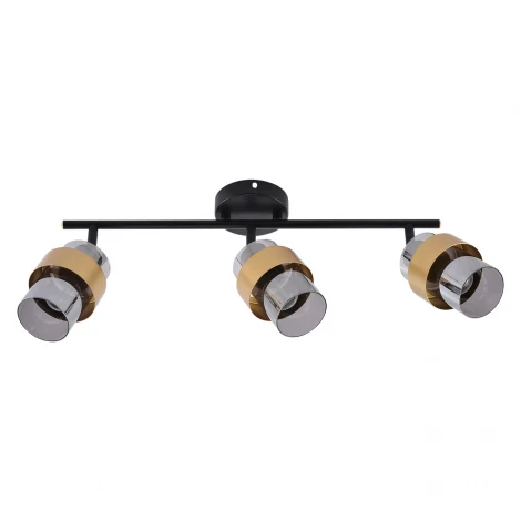 Настенно-потолочный спот Escada 1169/3A Black/Gold E14*40W