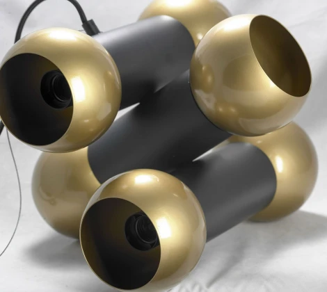 Подвесной светильник Lussole Loft Truman LSP-8146 (220V, на тросе, шарики, IP21)