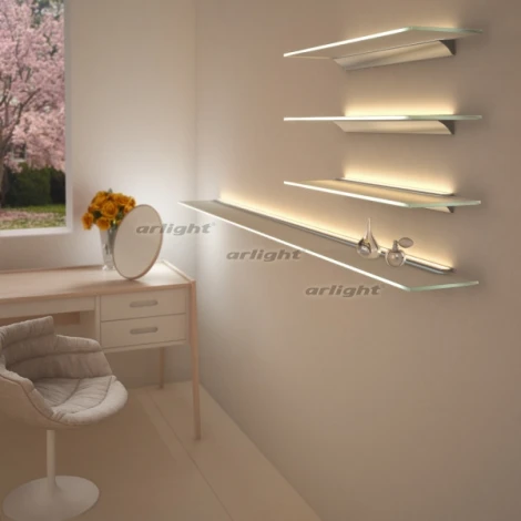 Профиль SHELF-620-2000-SET ANOD (Алюминий) 023788 Arlight