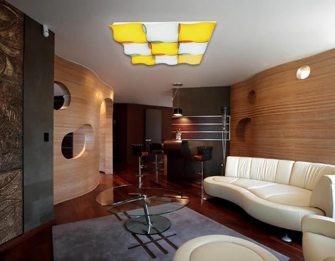 Потолочный светильник Ambrella Parus FP2359 WH 288W D720*720