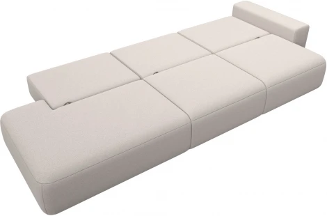 Диван прямой Лига-036 НПБ Модерн Лонг подлокотник справа Лига Диванов (Замша) арт.127702