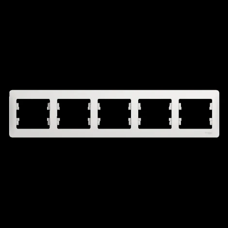 Рамка на 5 постов (белый) Systeme Electric GSL000105