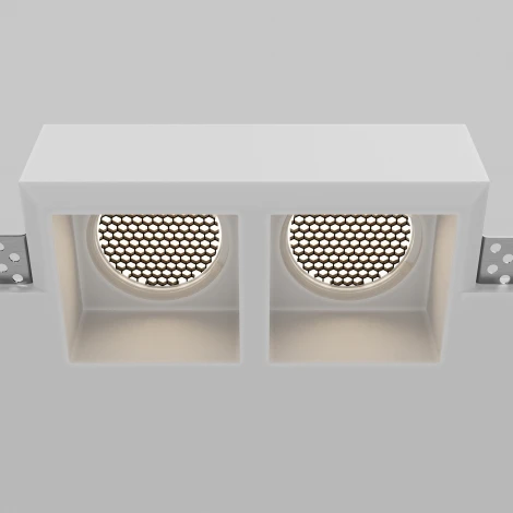 Встраиваемый светильник Maytoni Technical Gyps Modern DL131-GU10-02-W