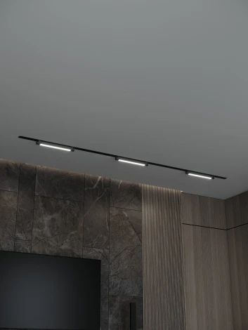 Трековая система в сборе встраиваемая однофазная 220V Hesby Lighting Skylite №1 HSBL_kompl_S001_VI3B3K