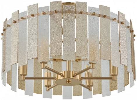 Потолочная люстра хрустальная на штанге Arte Milano Sorrento-2109 372109/6/80/500 GD (220V)