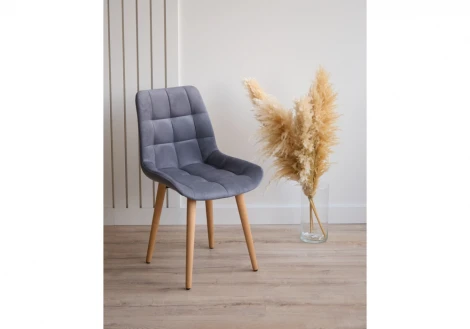 Стул деревянный Челси 360 темно-серый (zd 995) / светлое дерево np 632463