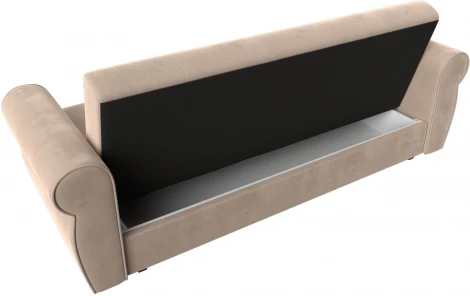 Диван-книжка Лига-019 (Бежевый/Велюр) Лига Диванов арт.118333