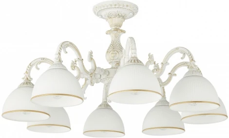 Потолочная люстра на штанге Arte Milano AM346410 346410/8 WT+G (220V)