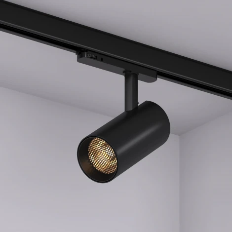 Трековый светильник трехфазный LED LGD-GERA-4TR-R74-20W Warm3000 (BK, 15 deg, 230V) (Arlight, IP20 Металл) 055172