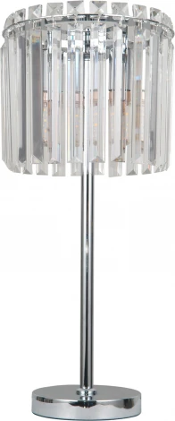 Интерьерная настольная лампа с выключателем Moderli Levi V10757-3T (220V, хрусталь K9)