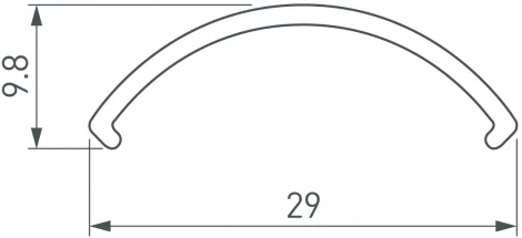 Экран ROUND-D36-360-2500 OPAL (Arlight, Пластик) 050532