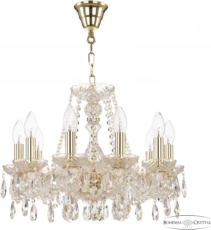 Подвесная люстра Bohemia 116 116/10/165 G (220V, подвески, на цепи, подсвечник, свеча)