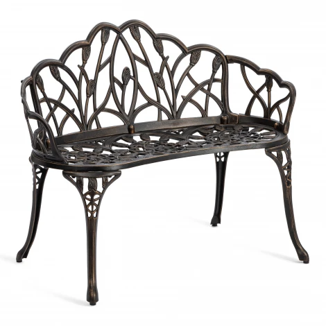 Скамья Secret de Maison Strauss (Штраус) алюминиевый сплав, 99хх56х76см, бронзовый Tetchair 11703