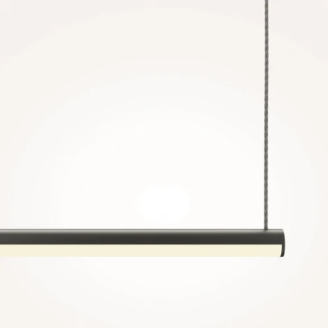 Подвесной светодиодный светильник Maytoni Halo MOD246PL-L24BK (220V, на тросе)