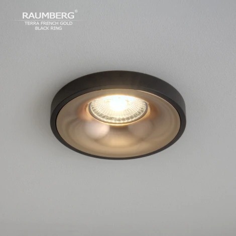 Встраиваемый светильник Raumberg TerraFGd\Bk French Gold\Black