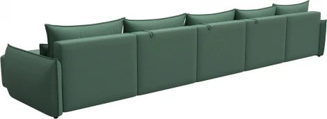 Диван п-образный Лига-051 НПБ МегаЛонг Лига Диванов (Рогожка) арт.128676