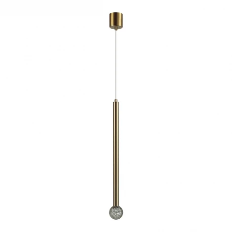 Подвесной светильник светодиодный Odeon Light Fiano 4374/3LA золото/хрустальн. стекло/металл IP20 LED 3W 400Лм 3000K 220V (на проводе, круглые)