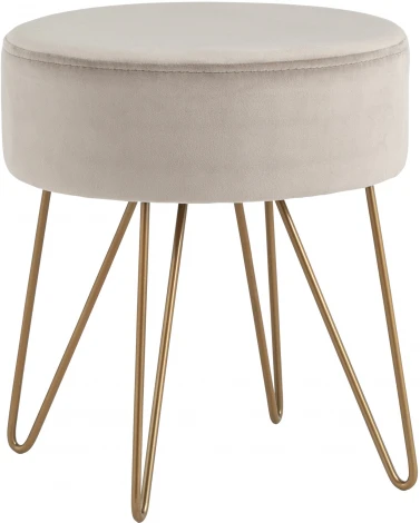 Пуф Спейси велюр серо-бежевый УТ000035908