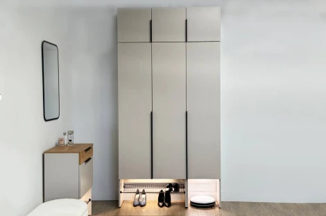 Шкаф двухдверный L800 Баско Mebelson (ЛДСП)арт.173778,3367