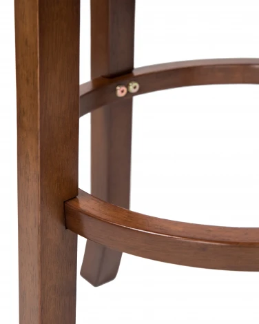 Стул барный WILLIAM BAR (шоколад, кремовый)