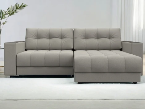 Диван угловой с декором Лига-049 НПБ Лига Диванов (Рогожка) арт.128450