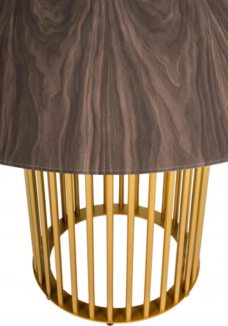 Стол обеденный Patrik  New д.110 Американский орех /Золото R-Home арт.4103120h