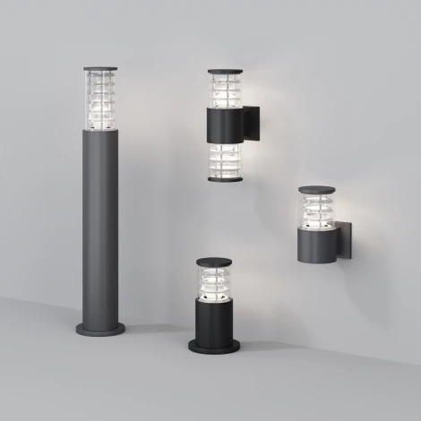 Настенный светильник уличный Maytoni Bronx O576WL-02GR (220V, круглые, IP54)