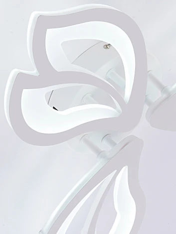 Потолочная люстра светодиодная с пультом ДУ 66W, белый, LED Natali Kovaltseva Fortuna LED LAMPS 81107/2C