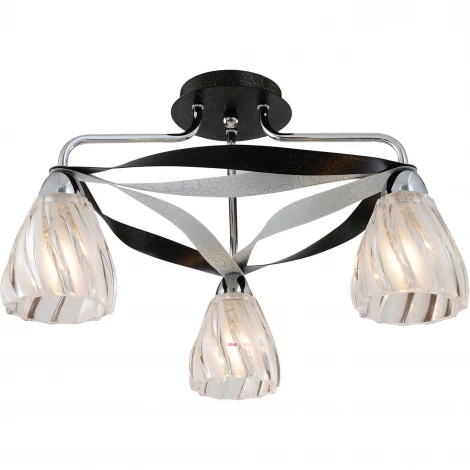 Потолочная люстра N-Light 405 405-03-63CWB chrome + white crack black