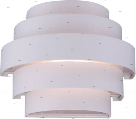 Светильник настенно-потолочный уличный Globo Carline, 2 лампы, никель, белый