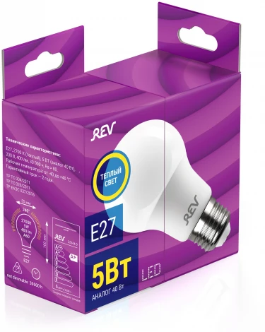 Лампочка светодиодная REV 32344 0