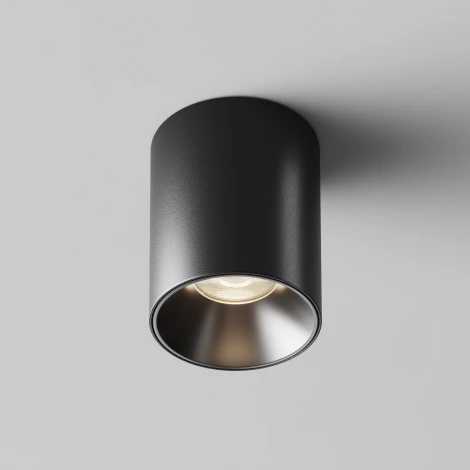 Накладной потолочный светильник Maytoni Alfa LED C064CL-8W4K-RD-B (220V, круглые)