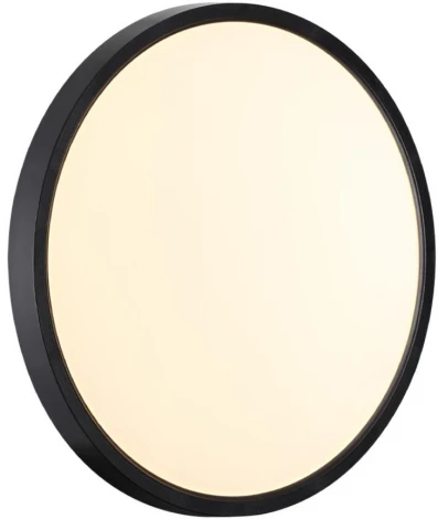 Настенно-потолочный Sonex Alfa Black 7660/24L MITRA пластик/белый/черный LED 24Вт 3000/4000K D300 IP20 (220V, круглые)