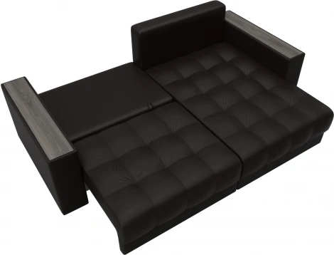 Диван угловой с декором Лига-049 НПБ Лига Диванов (Экокожа) арт.128467