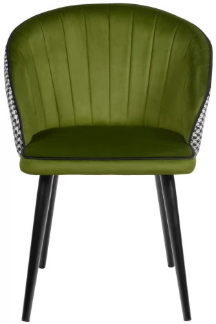 Стул Paola зеленый с жаккардом Bradex Home RF 0258