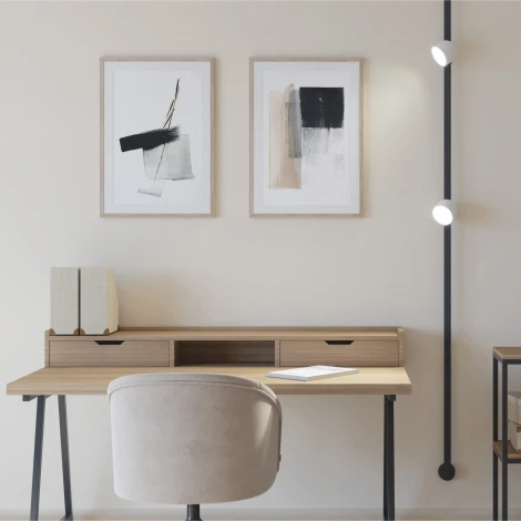 Трековый светильник 48V Denkirs Belty Spot DK5542-WH+BK (LED)