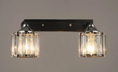 Настенный светильник ВР-N3987/2 BK+CR Мелодия Света CW1N 000049685