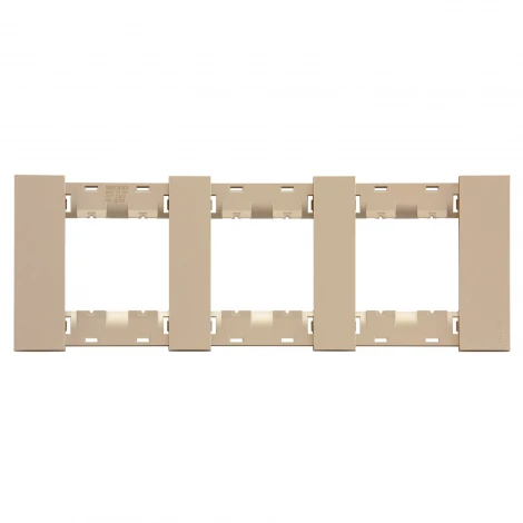 Рамка 3-ая шампань матовый Meiton AA4802M3ACH