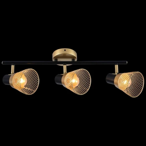 Спот на штанге Reluce 05966-0.8-03 GOLD+BK (220V)