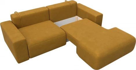 Диван угловой Лига-036 НПБ Классик правый угол Лига Диванов (Велюр) арт.127724