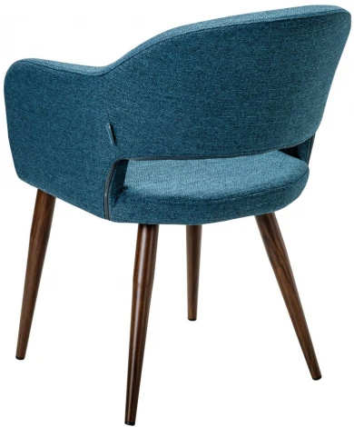 Стул R-Home Oscar Сканди Блю Арт Темный Орех