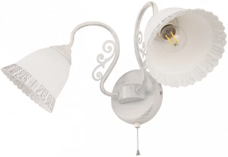 Бра с выключателем Arte Milano AM340800 340800/2W WT+SL (220V)