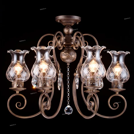 Подвесная люстра Arte Lamp Palermo A2053LM-6BR