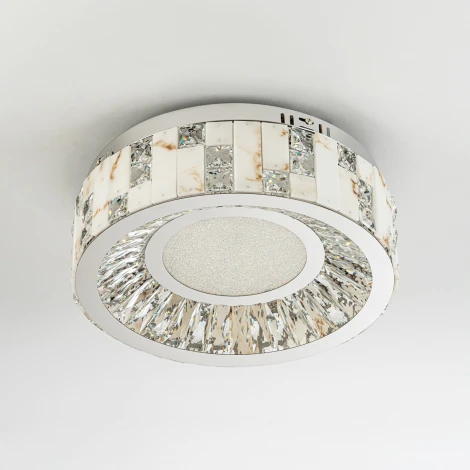 Потолочный светильник светодиодный с пультом с регулировкой цветовой температуры Modelux ML.2400.400 CR