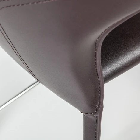 Стул полубарный Top Concept Austin, кожа коричневый