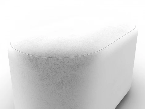 Пуф 007 (ДСП,Фанера/Пластик/Велюр/Молочный) Лига Диванов 132377