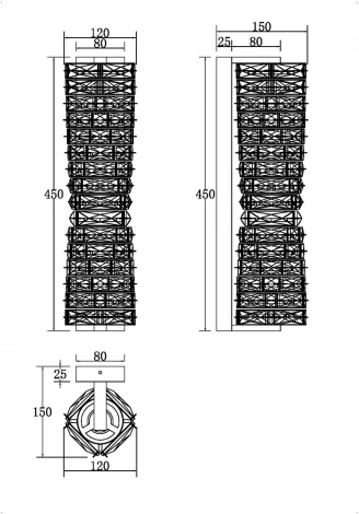 Бра Maytoni Coil MOD125WL-L6CH3K (LED, 220V)